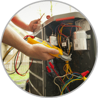 Image of a HVAC Service call